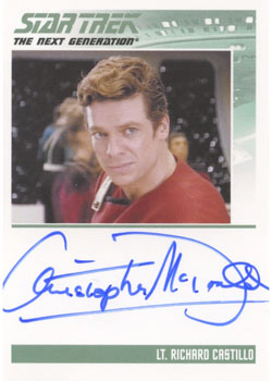 Christopher McDonald as Lt. Richard Castillo Autograph card