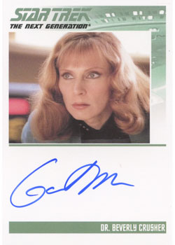 Gates McFadden as Dr. Beverly Crusher Autograph card