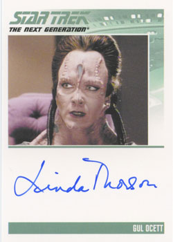 Linda Thorson as Gul Ocett Autograph card