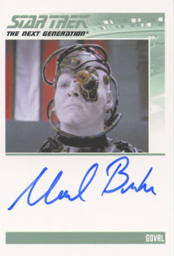 Michael Reilly Burke as Goval Autograph card