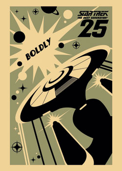 Boldly/Enterprise 25th Anniversary Posters