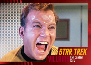 Evil Captain Kirk Base card
