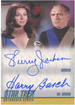 Sherry Jackson as Andrea and Harry Basch as Dr. Brown in What Are Little Girls Made Of? Double Autograph