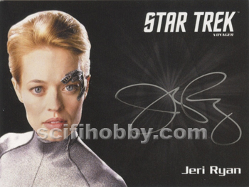 Jeri Ryan Silver Signature Series Autograph Card 6-Case Incentive