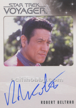 Robert Beltran as Chakotay Autograph card