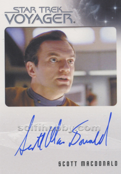 Scott MacDonald as Ensign Rollins Autograph card