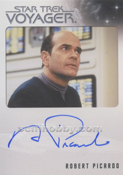 Robert Picardo as The Doctor Autograph card