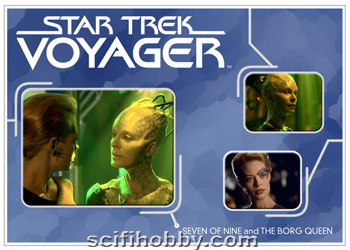 Seven of Nine and Borg Queen Voyager Relationships