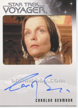 Carolyn Seymour as Mrs. Templeton Autograph card