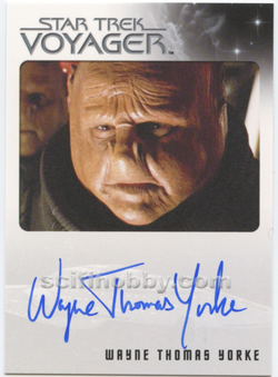 Wayne Thomas Yorke as Zet Autograph card