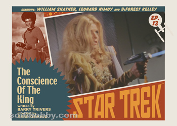 The Conscience of the King TOS Lobby card by Juan Ortiz