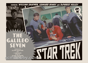 The Galileo Seven TOS Lobby card by Juan Ortiz