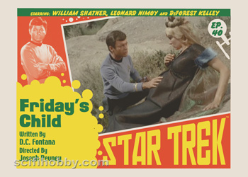 Friday's Child TOS Lobby card by Juan Ortiz