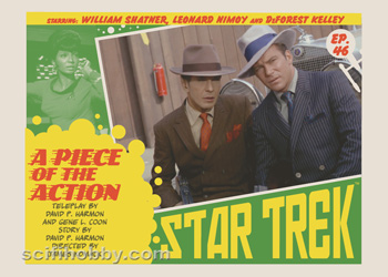 A Piece of the Action TOS Lobby card by Juan Ortiz