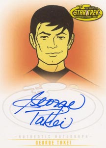 George Takei as Mirror Universe Sulu Autograph card