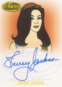 Sherry Jackson as Andrea Autograph card