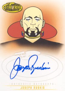 Joseph Ruskin as Galt Autograph card