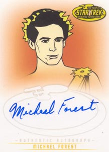 Michael Forest as Apollo Autograph card