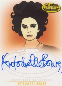 Antoinette Bower as Sylvia Autograph card