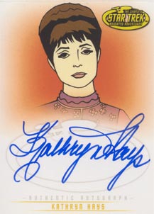 Kathryn Hays as Gem Autograph card