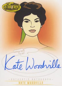 Kate Woodville as Natira Autograph card