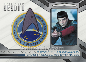 Spock Star Trek Patch card