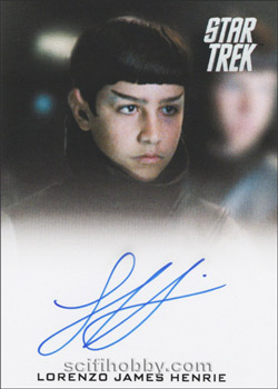 Lorenzo James Henrie as Vulcan Bully in Star Trek Star Trek Movies Autograph card