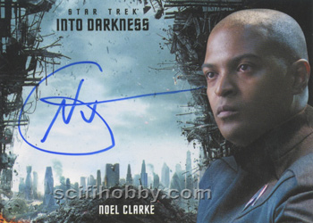 Noel Clarke as Thomas Harewood in Star Trek Into Darkness Star Trek Movies Autograph card