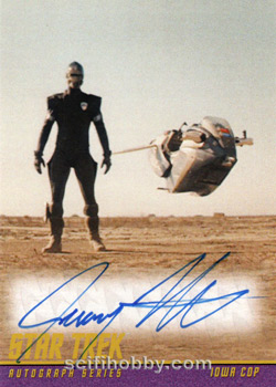 Jeremy Fitzgerald as Iowa Cop in Star Trek Star Trek Movies Autograph card