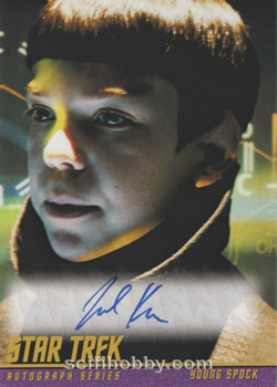 Jacob Kogan as Young Spock in Star Trek Star Trek Movies Autograph card