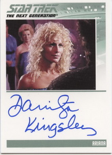 Danitza Kingsley Autograph card