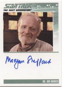 W. Morgan Sheppard Autograph card