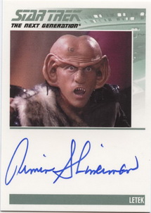 Armin Shimerman Autograph card