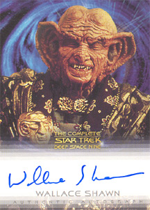 Wallace Shawn as Grand Nagus Zek Autograph card