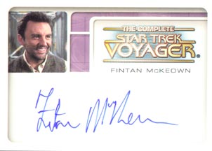 Finton McKeown as Michael Autograph card