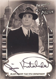 Jim Krestalude as Alien from the 5th Dimension Autograph card