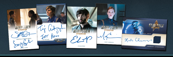Sample autographed trading cards