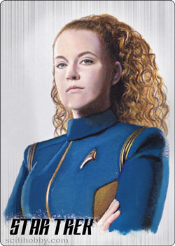 Ensign Tilly Starfleet's Finest Painted Portrait Metal card