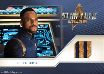 Lt. R.A. Bryce Relic card