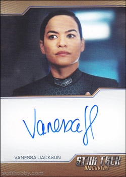 Vanessa Jackson as Lt. Audrey Willa Archive Box Exclusive Card