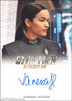 Vanessa Jackson as Lt. Audrey Willa Autograph card