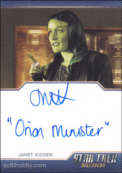 Janet Kidder as Osyrra Quantity Range:	10-25 Autograph card