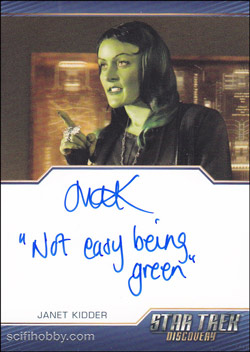 Janet Kidder as Osyrra Quantity Range:	10-25 Autograph card
