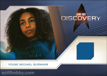 Young Michael Burnham Relic or Autograph Relic card