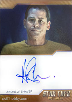 Andrew Shaver as Commissioner Vos Archive Box Exclusive Card
