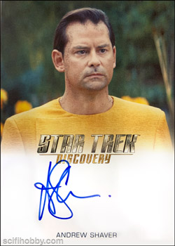 Andrew Shaver as Commissioner Vos Regular Packs Only Autograph card