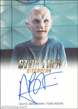 David Benjamin Tomlinson as Young Su'Kal Autograph card
