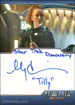 Mary Wiseman as Ensign Sylvia Tilly Quantity Range:	25-50 Autograph card