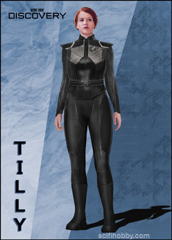 Sylvia Tilly Costume Design card