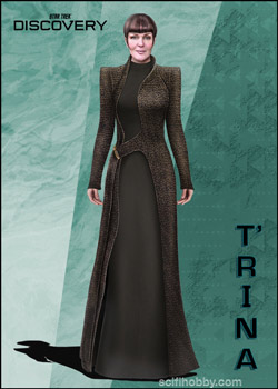 T'Rina Costume Design card